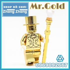 Xếp hình Mr Gold Ngài vàng siêu ảo thuật gia huyền bí Lego Minifigures Pogo PG999
