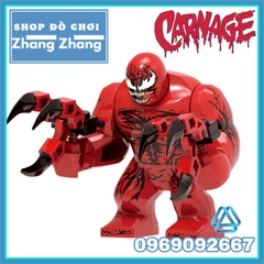 Đồ chơi xếp hình Carnage đại chiến Venom trong người nhện Spider man Minifigures XINH XH1767