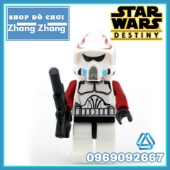 Xếp hình Star Wars ARF Shadow Clone Trooper Lego Minifigures POGO PG8004