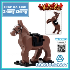 Xếp hình ngựa chiến trong Tam Quốc Xích thố - Đích Lô - Tuyệt ảnh Lego Minifigures Koruit XP1011-1016