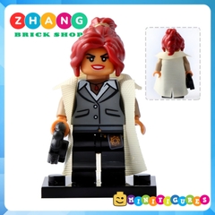 Mô hình nhân vật batman Bruce Alfred Pennyworth Barbara James Gordon Harley Quinn Riddler Penguin POGO PG8045 Zhang Brick