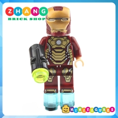 Đồ chơi Xếp hình Captain America gồm Hulk - Spider man - Thor Zod - Hawkeye - Iron man - Batman Minifigures Xinh 001 009