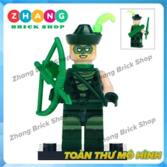 Xếp hình Batman Green Arrow Joker Apache Crazy Quilt Killer Moth Gotham Lego Minifigures POGO PG8110