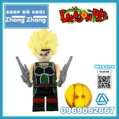 Xếp hình Dragon Ball🐉Songoku Vegeta Bardock Gohan Tien Perfect Cell Majin Buu Bulma Lego Minifigures Kopf KF6030