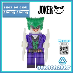 Xếp hình Batman : Arkham Harleen Victor Fries Quinzel Joker Reddier Catwoman Bane Lego Minifigures Pogo PG8186