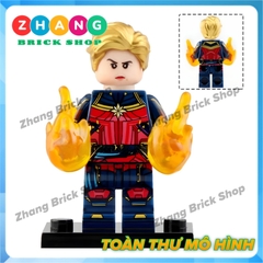 Xếp hình Avenger Thor Captain Marvel Ant man dr Strage  Wasp Scarnet Witch War Machine Iron Man Lego Minifigures Wm6063