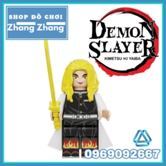 Xếp hình Agatsuma Zenitsu - Tanjiro Nezuko Kamado - Inosuke Hashibira trong Demon Slayer Lego Minifigures POGO PG8292