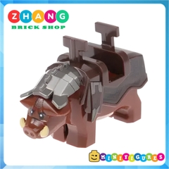 Xếp hình Lợn rừng chiến binh Boar Mount trong The Hobbit Lego Minifigures Xinh XH1535