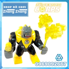 Đồ chơi Xếp hình Yellow Lantern Arkillo Siêu anh hùng Sinestro Green Lantern BigFigures Minifigures Xinh XH894