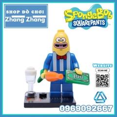 Đồ chơi xếp hình Bọt biển tinh nghịch Spongebob Squarepants Minifigures Shenyang Lebq 1571