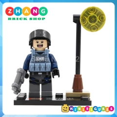 Xếp hình công viên kỷ Jura - Zach Mitchell Owen Grady Vic Hoskins Simon Masrani Gary Mitche Lego Minifigures SY280