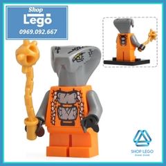 Xếp hình Ninjago đại chiến tộc Rắn và Lord Gamardo Lego Minifigures Lele A049 056