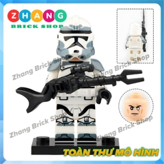 Xếp hình Star Wars Legion Coruscant Guard - Jesse - Imperial Stormtrooper Lego Minifigures Koruit KT1042
