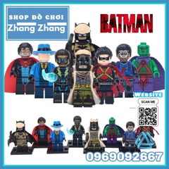 Đồ chơi Xếp hình Batman & Robin chiến binh đoàn tội phạm Lego Minifigures Wm wm6038