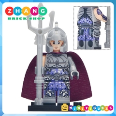 Xếp hình Aquaman Đế Vương Atlantics - Mera - Black Manta - Vulko - Atlanna - Nereus - Orm Lego Minifigures Xinh X0237