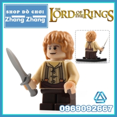 Xếp hình The Lord of the Rings Dwalin - Bifur - Bain - Balin - Thorin - Bilbo Baggins Lego Minifigures POGO PG8150