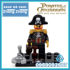 Xếp hình Pirates of the Caribbean Jack Sparrow - Hadras - Blackbeard Angelica Brickbeard Lego Minifigures KSZ 518