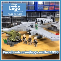 [961 hình] Xếp hình mô hình cường kích ném bom A10 Lego Minifigures Xingbao xb06022 (961 Miếng)