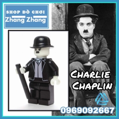 Xếp hình vua hề Charlie Chaplin nổi tiếng thế giới dành cho người hoài cổ Lego Minifigures WM201