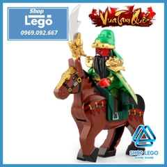 Xếp hình Chiến mã Xích Thố của Quan Vân Trường Quan Vũ trong Tam Quốc Lego Minifigures Xinh XH1581 x1581