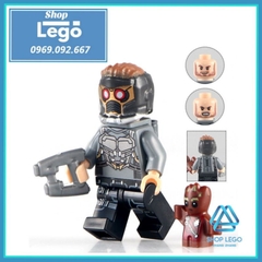 Xếp hình The Guardian of Galaxy Rocket - Star-Lord - Nebula Gamora - Mantis - Drax Yondu Lego Minifigures Pogo PG8044