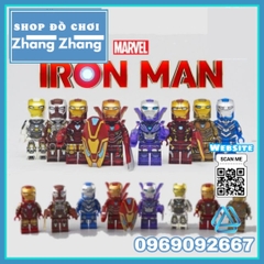 Xếp hình tuyển tập Ironman các mẫu đẹp nhất Lego Minifigures Kopf KF6093
