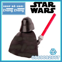 Xếp hình Star Wars nhân vật Darth Vader học trò Sith Lord Palpatine Lego Minifigures POGO PG633