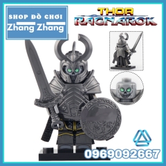 Xếp hình Thor Ragnarok Asgardian Berserker Hela vs Warrior Lego Minifigures Koruit KT1044