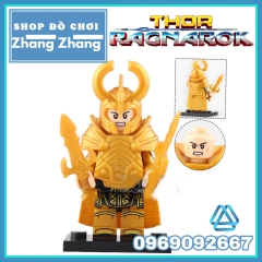 Xếp hình Thor Ragnarok Asgardian Berserker Hela vs Warrior Lego Minifigures Koruit KT1044