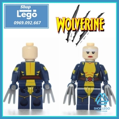 Xếp hình Nữ người sói Wolverine Laura Kinney trong The Savage Clone - X-23 Lego Minifigures Kopf KF432