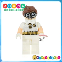 Xếp hình Batman - Alfred - Robin - Catwoman - Gordon - King Tut - Harley Quinn - Joker Lego Minifigures POGO PG8074