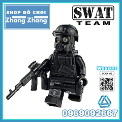 Xếp hình tiểu đội đặc nhiệm cảnh sát 113 phản ứng nhanh Lego Minifigures Swat 1820
