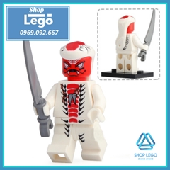 Xếp hình Ninjago đại chiến tộc Rắn và Lord Gamardo Lego Minifigures Lele A049 056