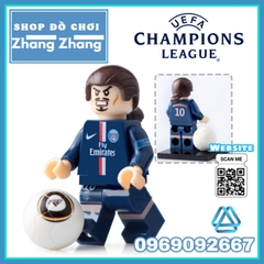 Đồ chơi xếp hình Messi Ronaldo - Neymar JR - Pogba Ibrahimovic - Chicharito Ozil - Beckham Minifigures Kopf KF6032