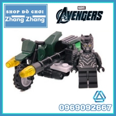 Xếp hình Siêu anh hùng Marvel Motorcycle Lego Minifigures Decool 7008 7013