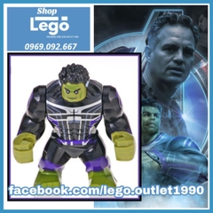 Xếp hình Hulk Người khổng lồ xanh avengers Endgame BigFigures Lego Minifigures xinh xh1051