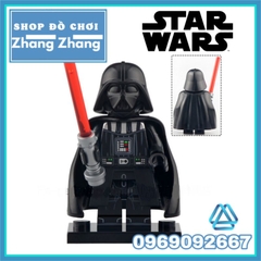 Đồ chơi xếp hình Star Wars Darth Maul Fifth Brother Reva Ben Kenobi Anakin Skywalker Vader Minifigures Koruit KT1059