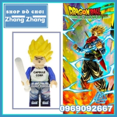 Xếp hình Dragon Ball Z Truck Capsule Corporation Trong 7 viên ngọc rồng Lego Minifigures Kopf KF2038