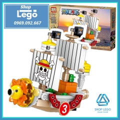 Xếp hình One Piece Tàu hải tặc Polar Tang - Nine Snake - Thousand Sunny - Going Merry Lego Minifigures PRCK 69855