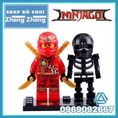 Đồ chơi Xếp hình Ninjago KAI - JAY - COLE - ZANE - Lloyd - WU - NYA - Morro Minifigures SY282