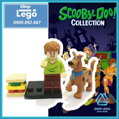 Xếp hình nhân vật hoạt hình Shaggy and Scooby Doo Lego Minifigures Kopf KF1358