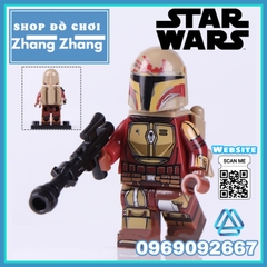 Xếp hình Star Wars The Mandalorian Mới nhất 2020 chiến tranh giữa các vì sao Lego Minifigures WM6092