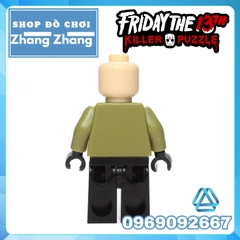 Xếp hình Jason Voorhees - Friday the 13th tên sát nhân Halloween Lego Minifigures WM302 WM6003