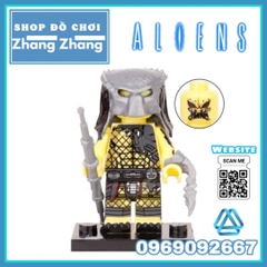 Xếp hình Predator vs Alien Cuộc chiến dưới chân tháp cổ mới nhất 2020 Lego Minifigures POGO PG8254