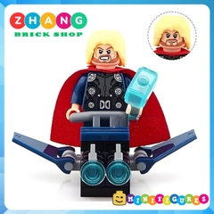 Đồ chơi Xếp hình Avengers Captain America Hulk Nick Fury Hawkeye Ironman Thor Black Widow Maria Hill Minifigures SY619