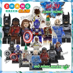 Mô hình nhân vật Heimdall Storm Batman Spider Man Executioner Joker Captain America Overgirl POGO PG8124