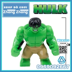 Xếp hình người khổng lồ xanh Hulk siêu anh hùng Marvel Lego Minifigures Xinh XH162