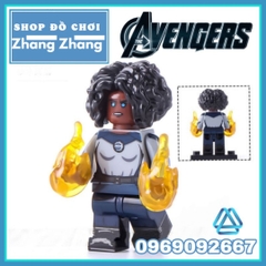 Xếp hình Vision - Scarlet Witch - Agatha Harkness - Quicksilver - Billy - Tommy - Monica Rambeau Lego Minifigures WM6115