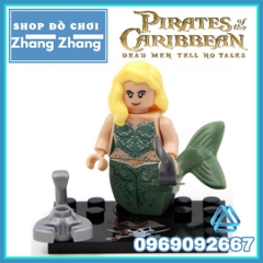 Xếp hình Pirates of the Caribbean Jack Sparrow - Hadras - Blackbeard Angelica Brickbeard Lego Minifigures KSZ 518