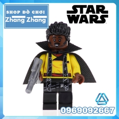 Đồ chơi Xếp hình Star Wars Rebolt Rako Hardeen - Rose Lando Calrissian - Poe Dameron IG-88 Minifigures POGO PG8142